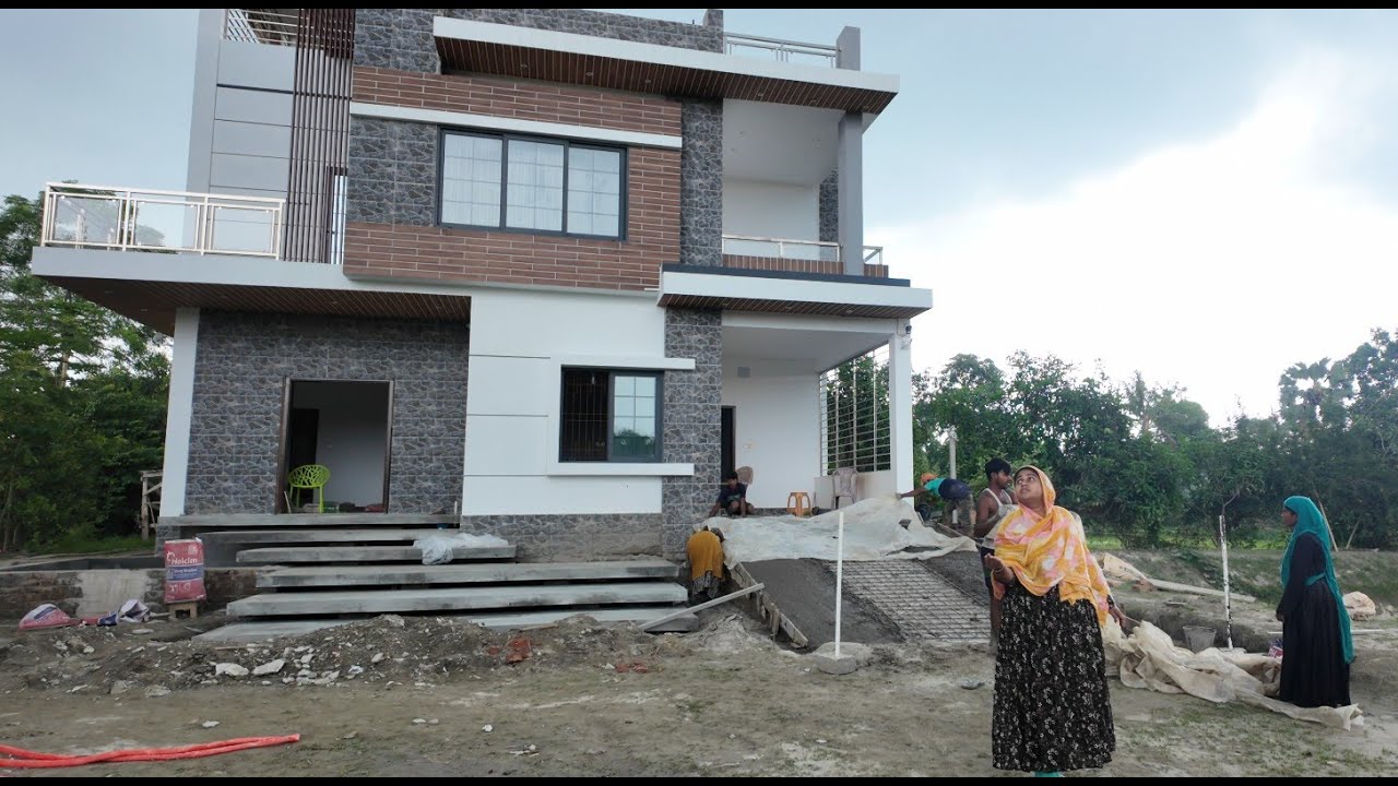আলহামদুলিল্লাহ বাড়ির সিঁড়ির কাজ শেষ করলাম | Doyel Agro