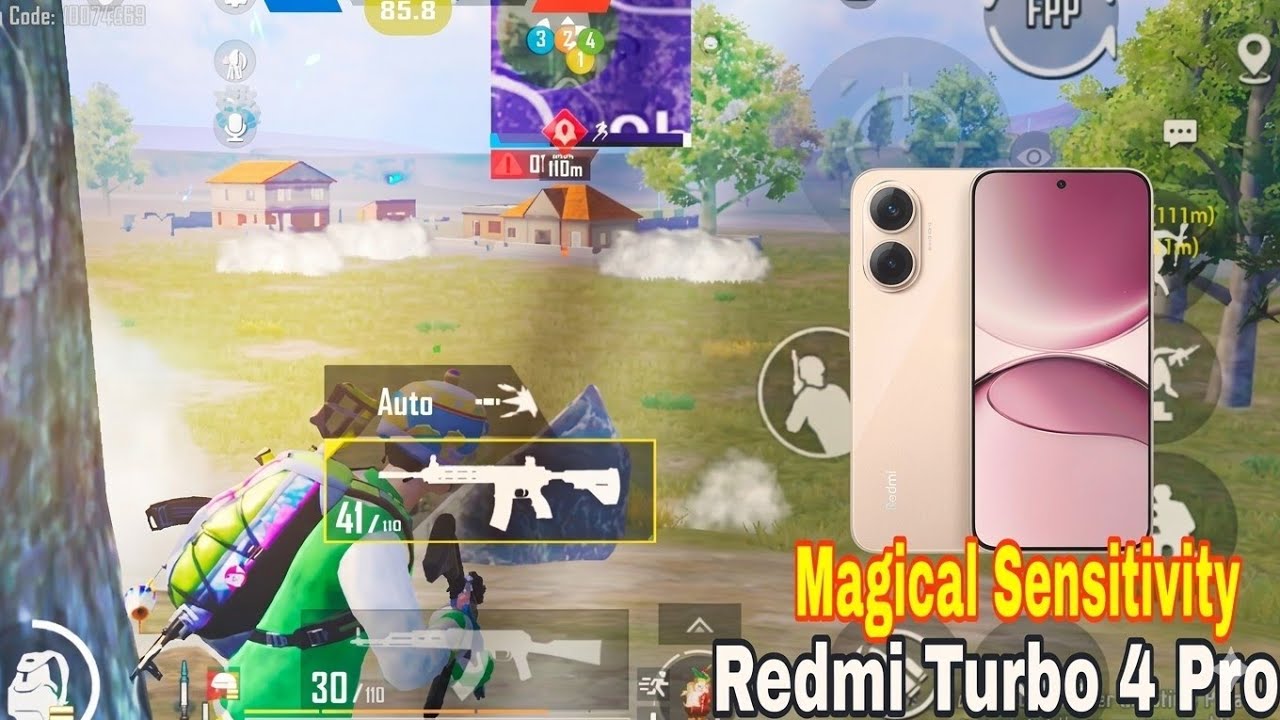 BEST SENSITIVITY & CONTROL |REDMI TURBO 4 PRO |BGMI/PUBG MOBILE