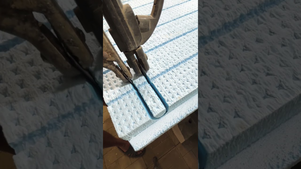 laying pipes using foam plastic