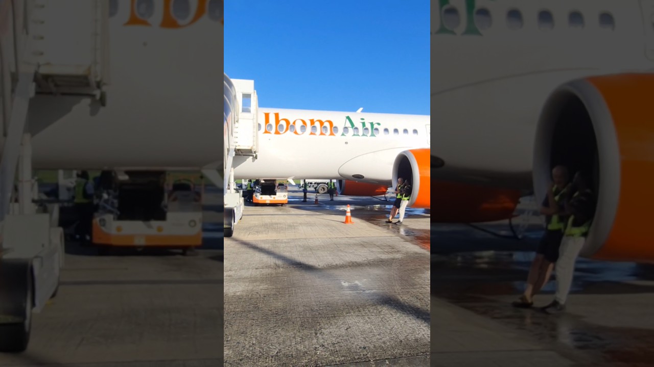 IBOM AIR #planeshorts #uyocity #plane #propertyagentinlagos