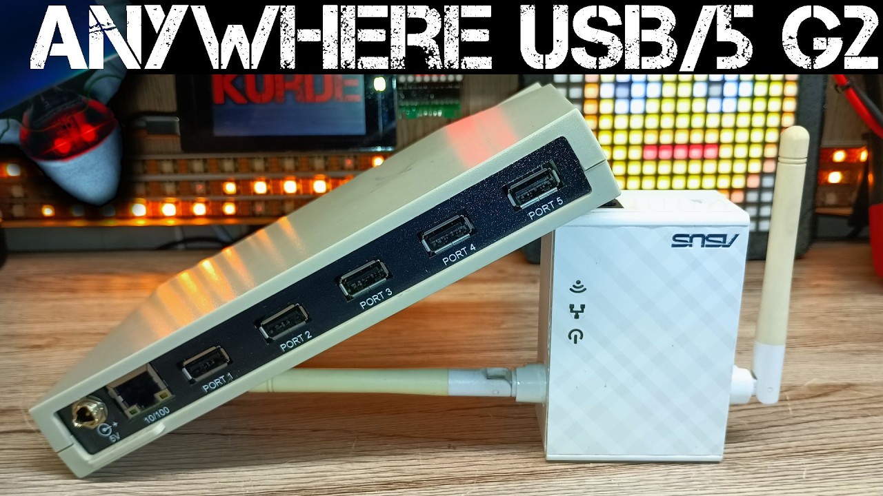 Zrobiłem pendrive WiFi | USB przez LAN - test AnywhereUSB/5 G2