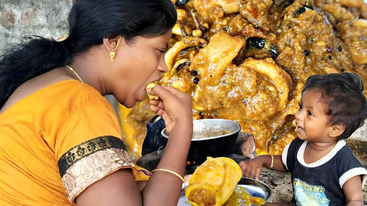 🐙கணவாய் மீன் இருந்தால் இப்படி கிரேவி செய்து சாப்பிட்டு பாருங்க விடவே மாட்டீங்க