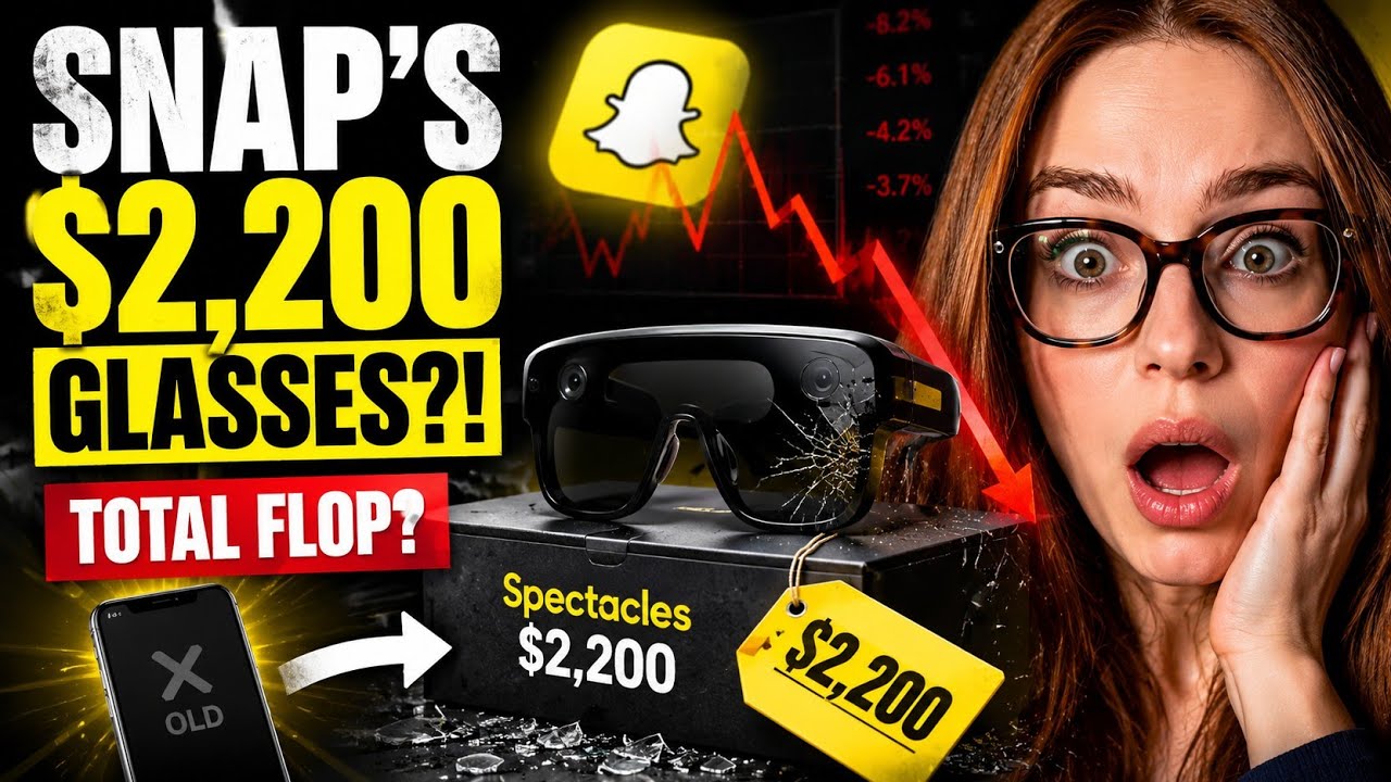 Snapchat&rsquo;s $2,200 Smart Glasses Disaster&hellip; What Went Wrong? 😳