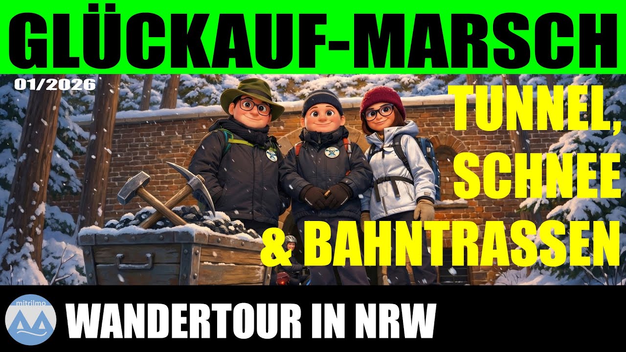 3 Tunnel, 3 Trassen: Wandern auf alten Schienen (Hattingen – Wuppertal)