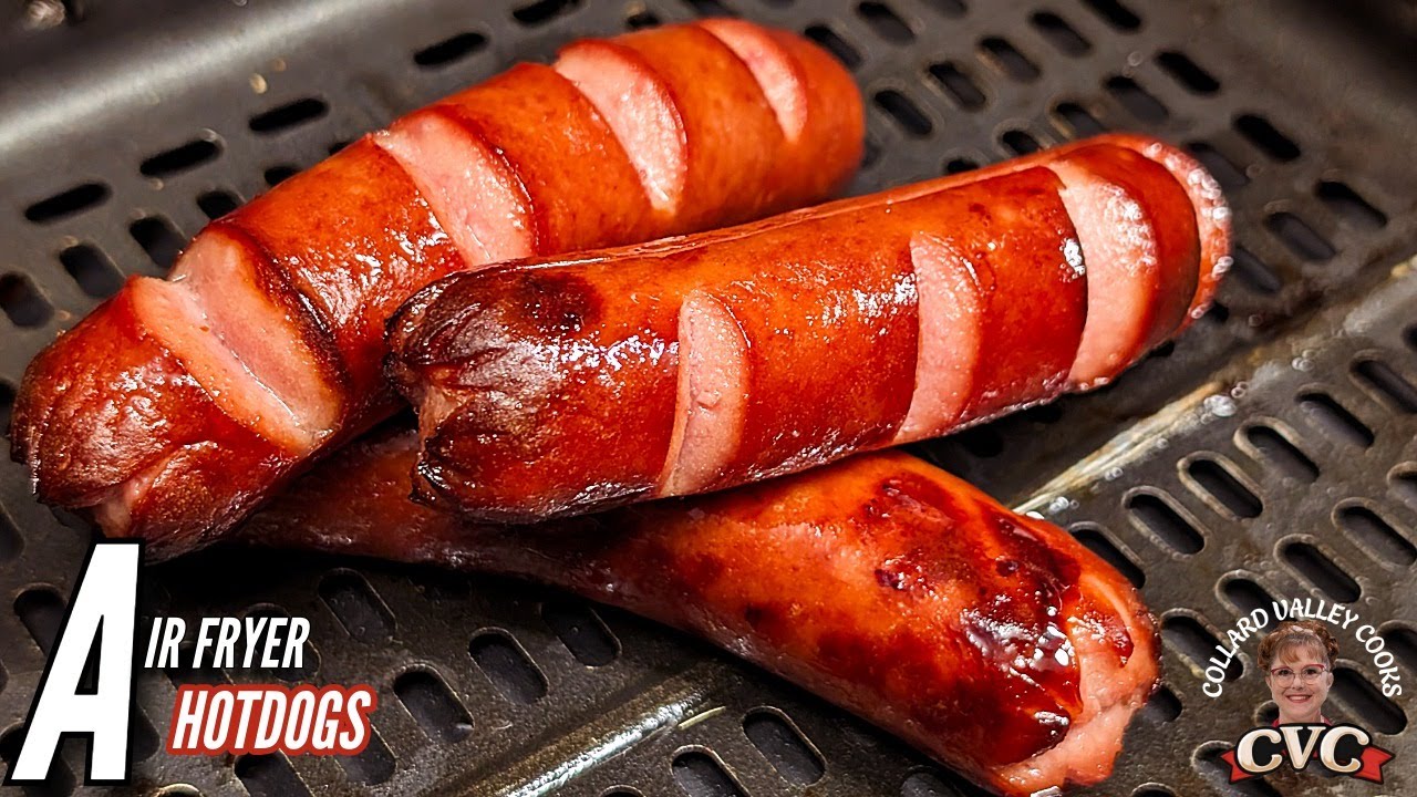 8 Minute Air Fryer Hot Dogs - Homemade Cole Slaw - NEVER GRILL AGAIN!