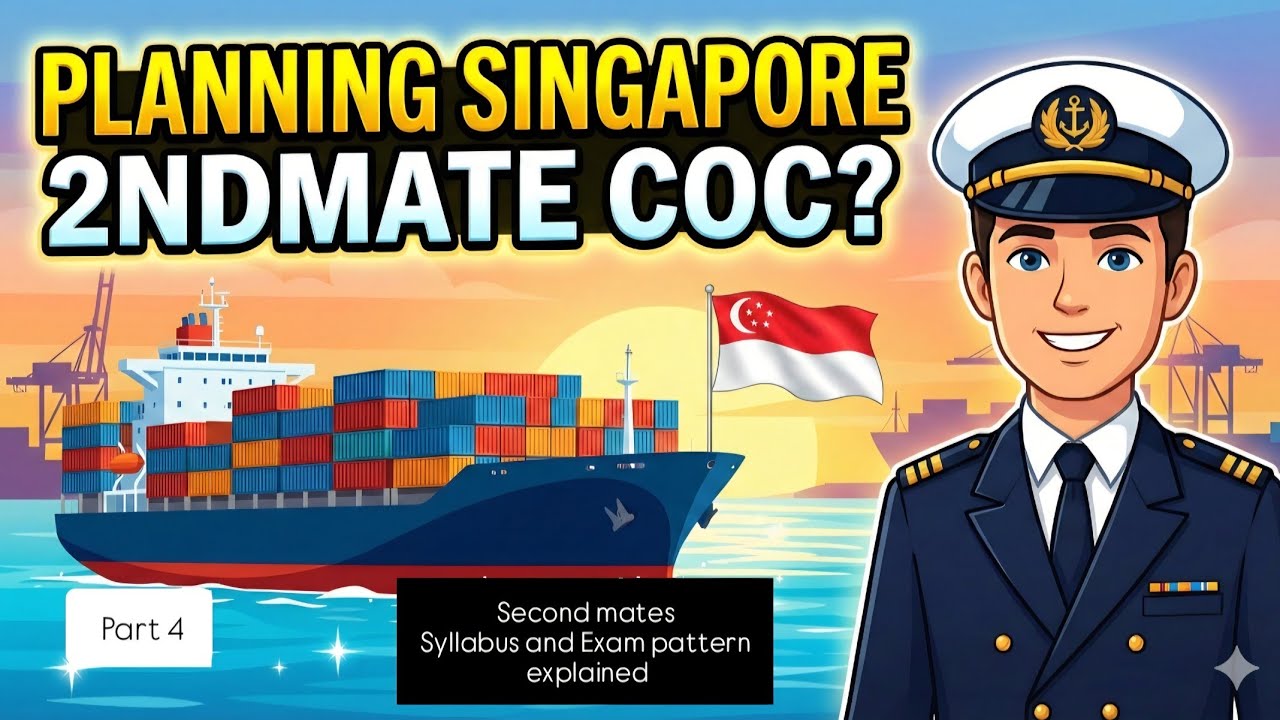 Singapore second mates Syllabus, exam pattern explained