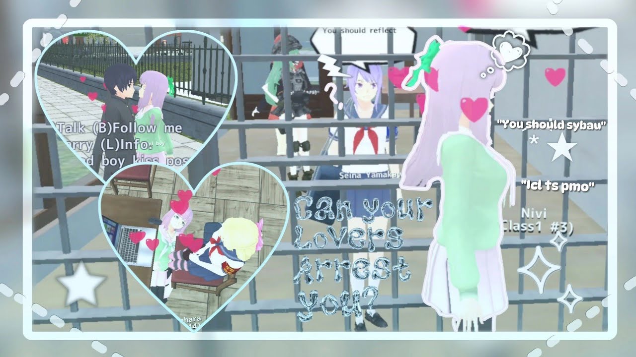 🎀🚓 Can your lovers arrest you? | Schoolgirls Simulator 𓍢ִ໋🌷͙֒: