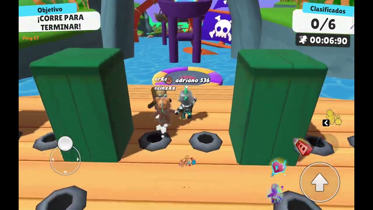 Jugando Stumble guys parte 6 