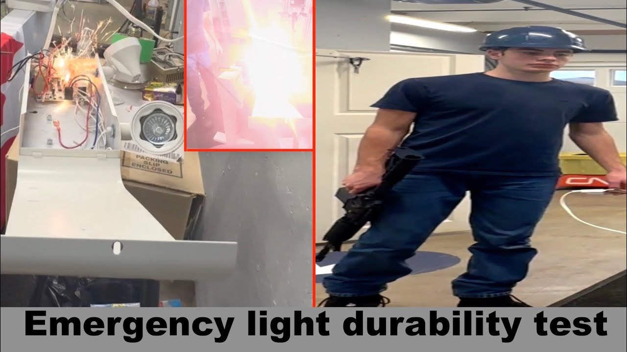 Emergency light durability testing