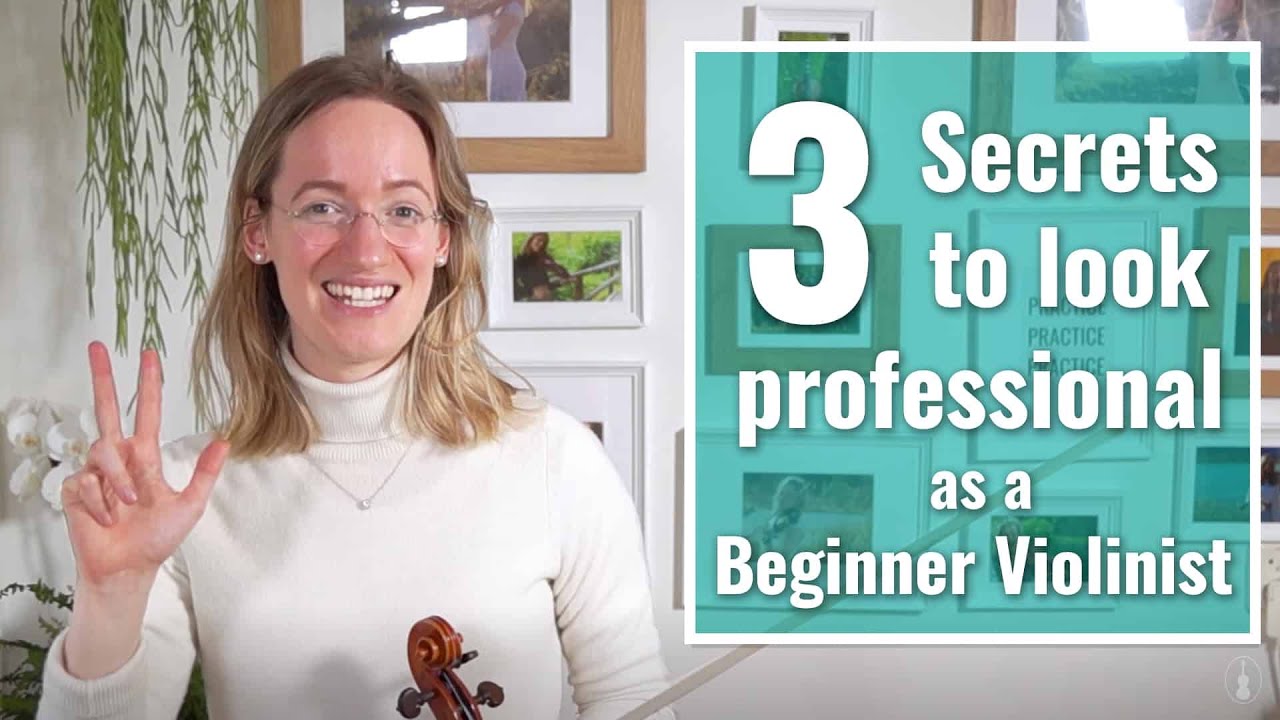 3 Secrets to Look Professional as a Beginner Violinist *Life-Changing* | Violin Tutorial