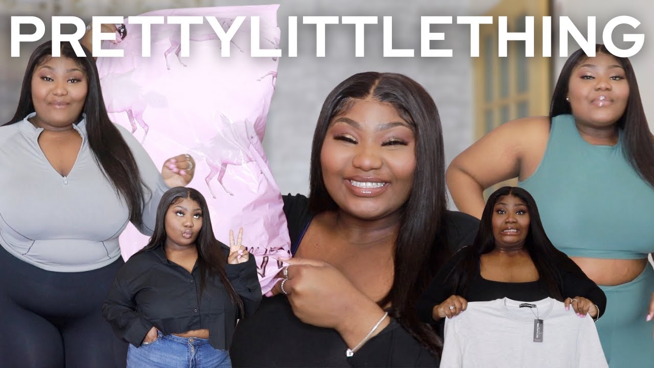 SUPER *realistic* PRETTY LITTLE THING TRY-ON HAUL| MID/ PLUS SIZE EVERYDAY-WEAR!