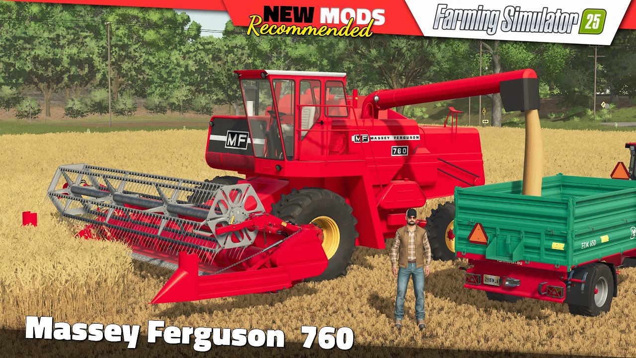 FS25 | Massey Ferguson 760 - Farming Simulator 25 Mods Review QHD