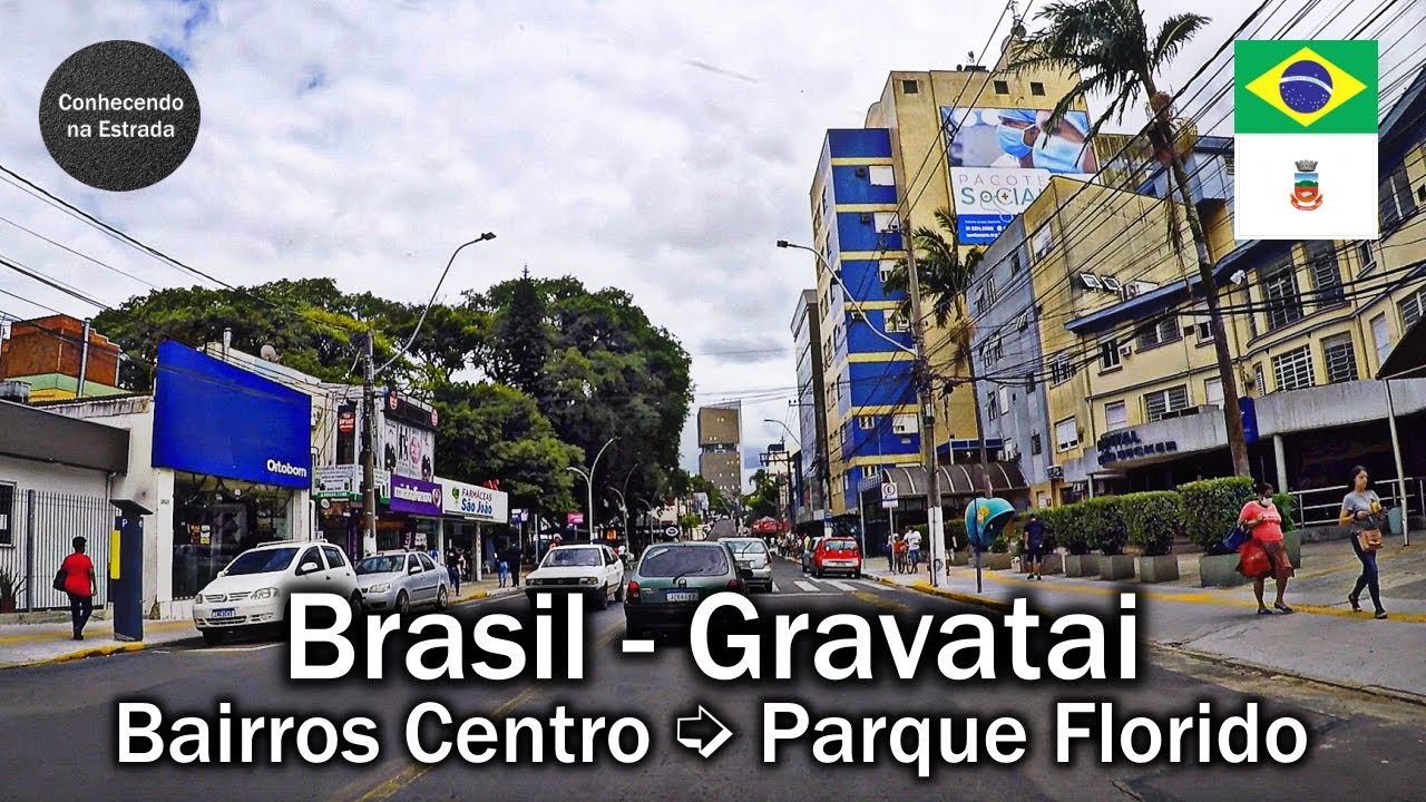 🚗  ☁️  Dirigindo por Gravataí, bairros Centro ➡️  Parque Florido.