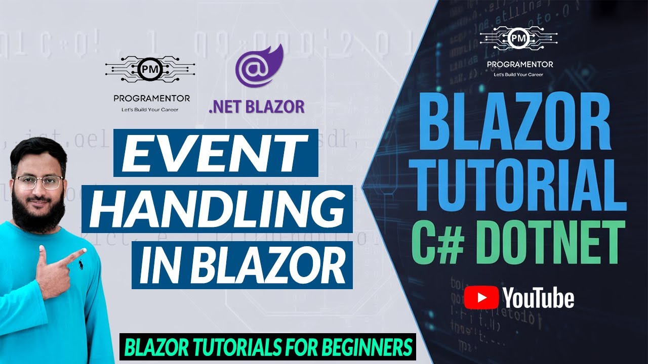 Event Handling In Blazor | Handling Events In Blazor | Dotnet Blazor | C# Event Handler (Hindi/Urdu)