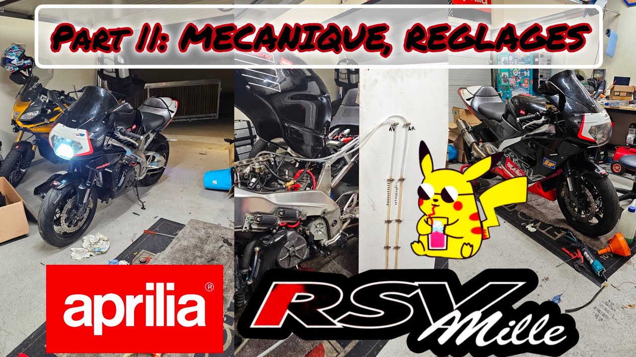 PART2: MECANIQUE, REGLAGES - APRILIA RSV 1000 ME 2000