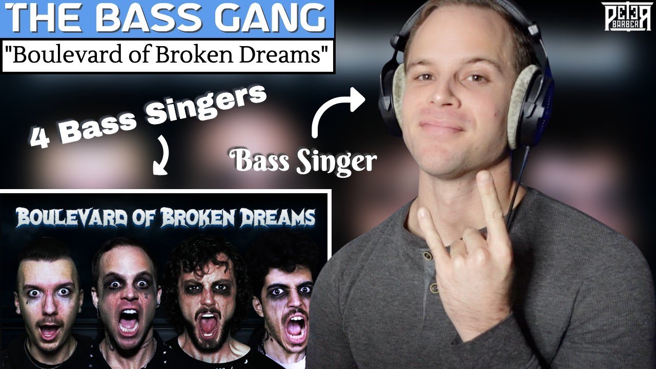 SPOOKY BASS GANG IS PEAK. Bass Singer REACTION & ANALYSIS | Boulevard of Broken Dreams