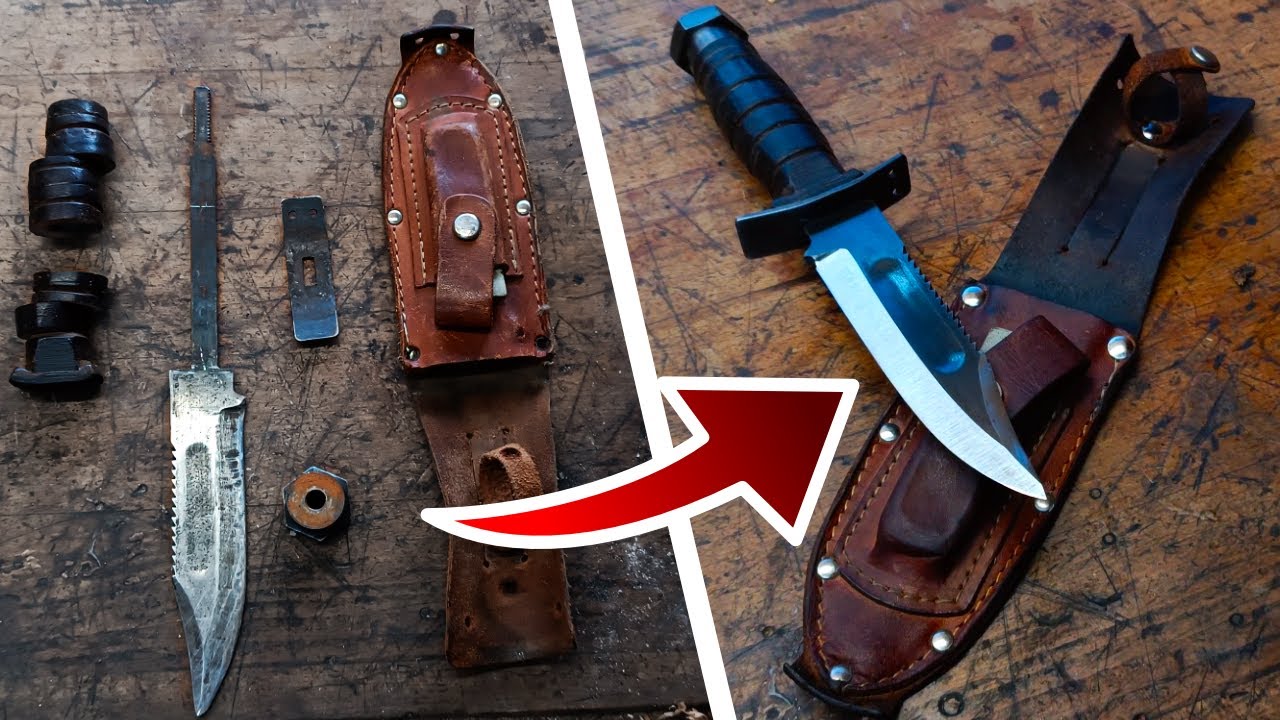 BESSER ALS NEU !? SO GUT sah das Bowie Messer NOCH NIE aus!! | RESTOATION