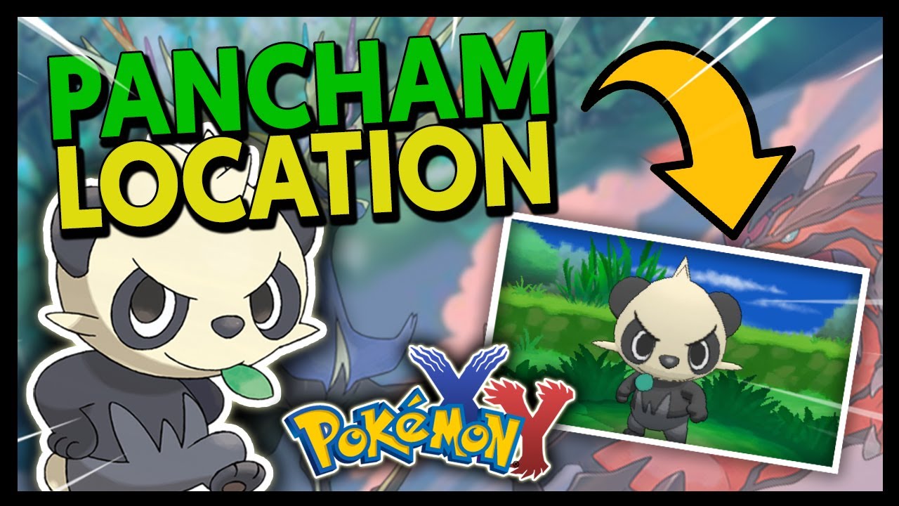 WHERE TO FIND PANCHAM ON POKEMON X AND Y