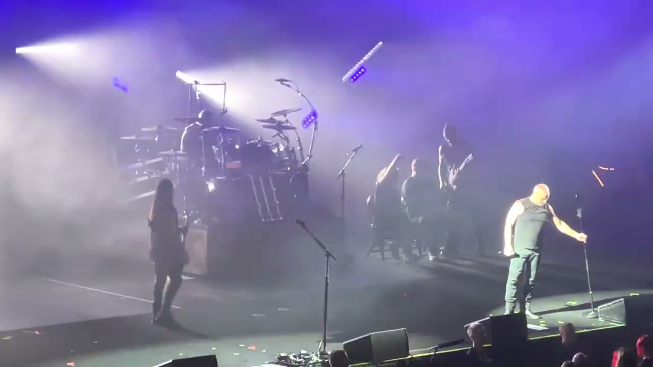 Disturbed invites guests onstage- The light