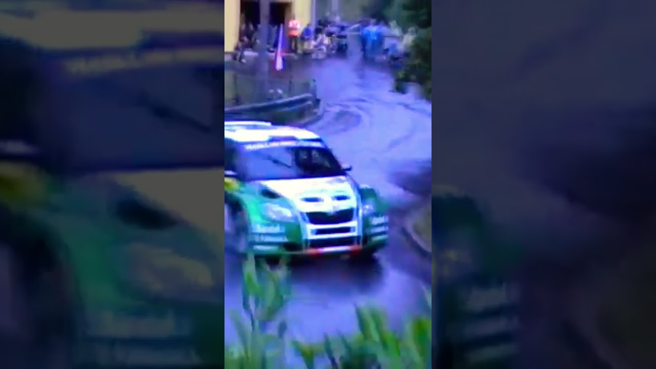 Jan Kopecky Skoda Fabia S2000 Rally Barum 2009 attack #sideways #rally #honza #kopecky #skoda #s2000