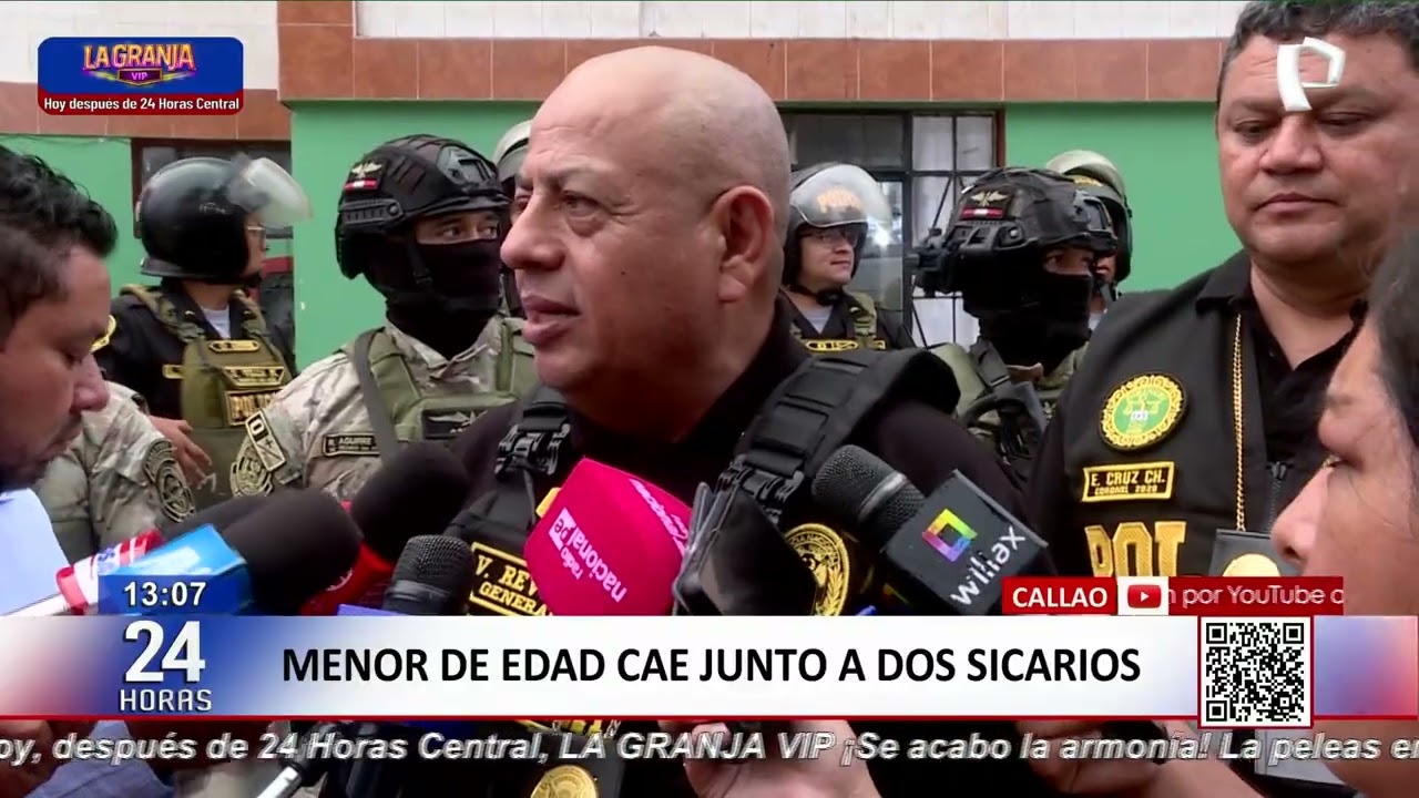 Callao: cae menor de edad junto a dos sicarios
