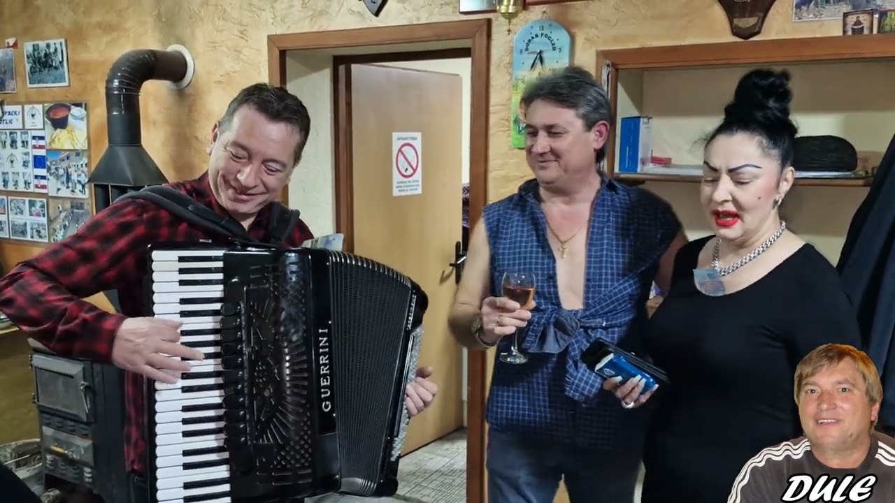 SLOBODAN PECIĆ- HARMONIKA & BILJANA BOLDESKIĆ ;JOHAN COLANOVIĆ SLAVI ROĐENJE UNUKE UNE U DOMU LOVACA