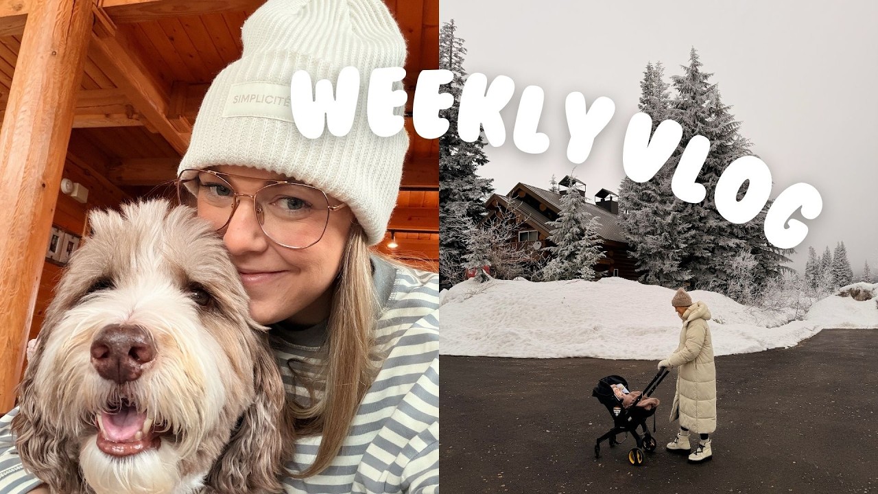 JANUARY WEEKLY VLOG | date night, baby shower, time at the cabin | Kelsey This Year