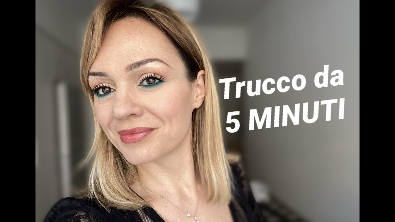 Trucco con la matita verde facile e veloce