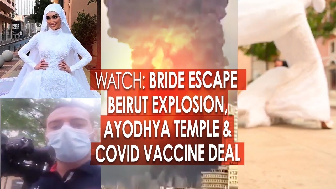 Bride Poses during Beirut Explosion | Ayodhya, Building the Third Largest Hindu Temple in the World