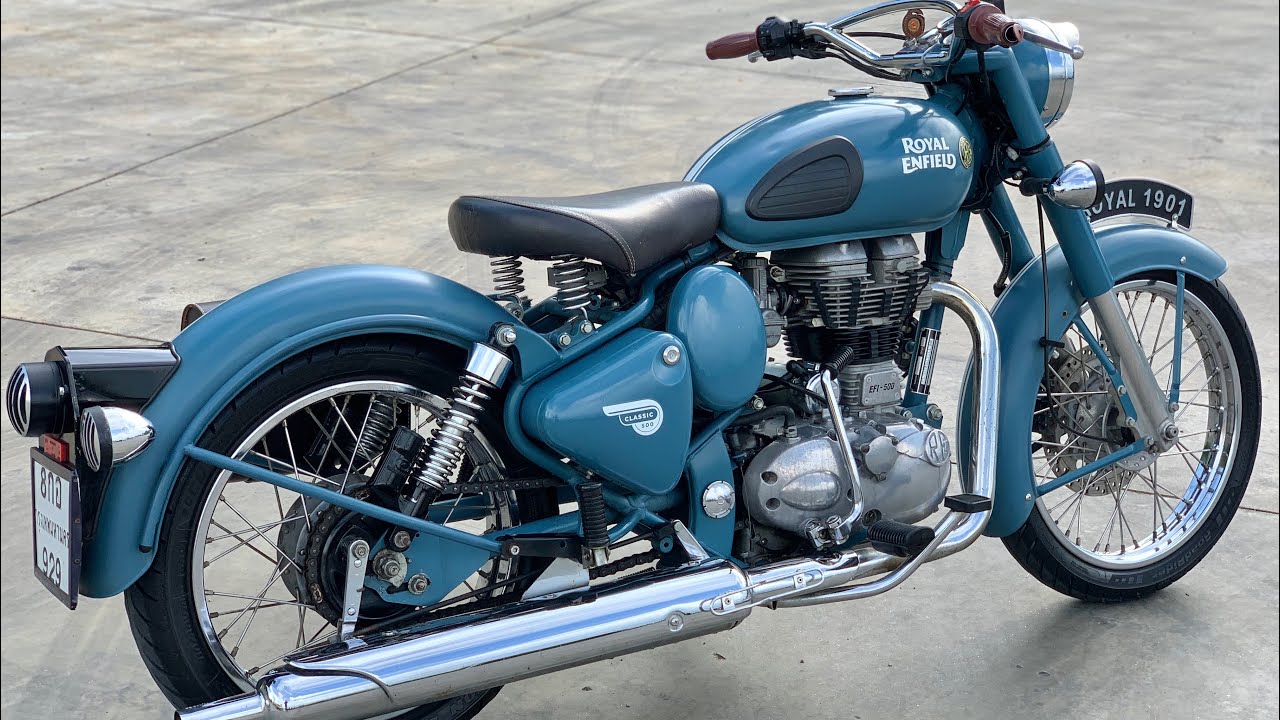 Classic500 2019 รถมือเดียวป้ายแดง สีพิเศษ ยืดอาม3นิ้ว แปลงคาบู / 109,900  โทร.0910786169 chiangmai