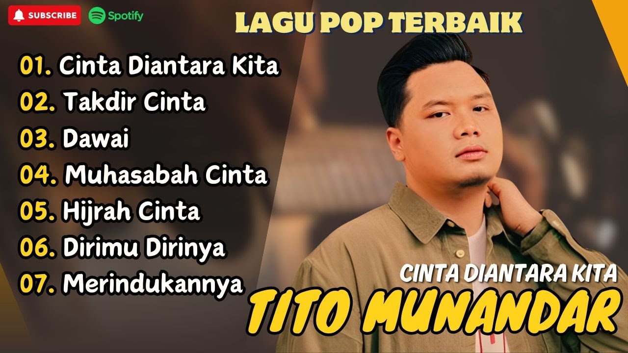 TITO MUNANDAR (COVER) - CINTA DIANTARA KITA - TAKDIR CINTA - DAWAI || LAGU POP TERPOPULER 2024