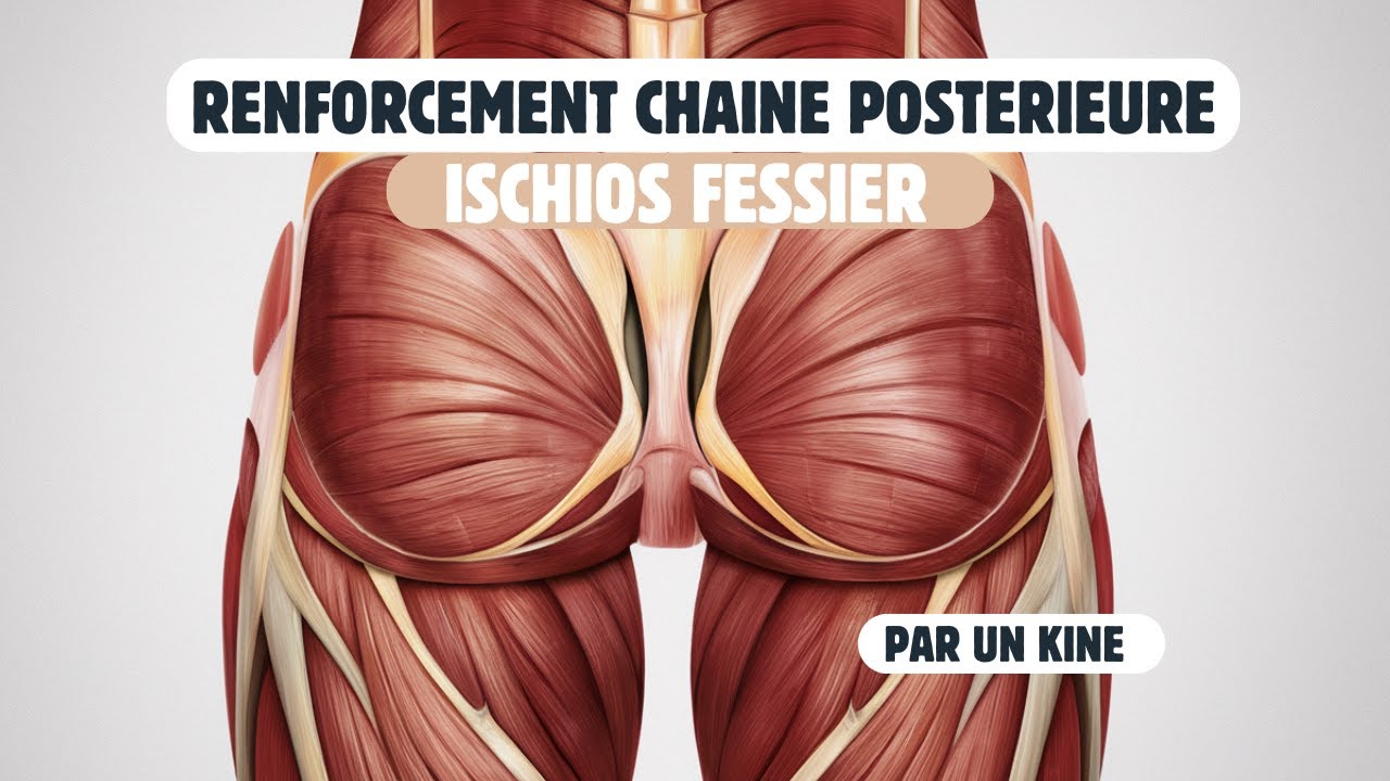 SEANCE RENFORCEMENT CHAINE POSTERIEURE : ISCHIOS FESSIERS PAR UN KINE