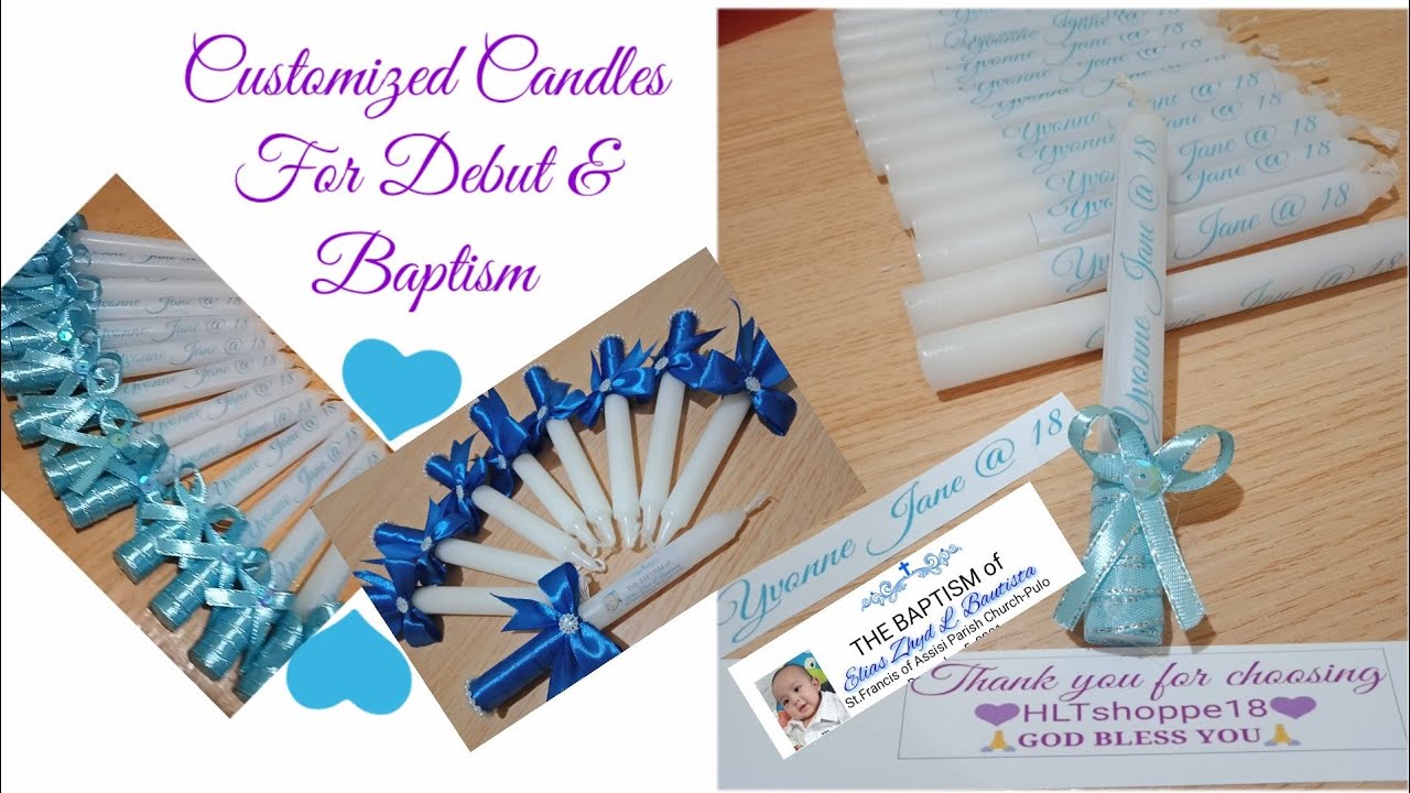 HLT_EP78 DIY CANDLES FOR BAPTISM/DEBUT/herlyntanjayvlogs