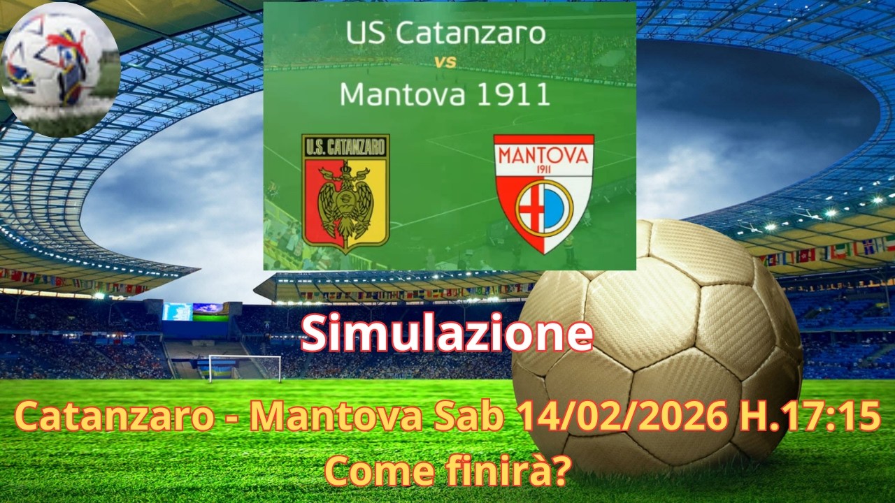 Catanzaro - Mantova Sab 14/02/2026 H.17:15