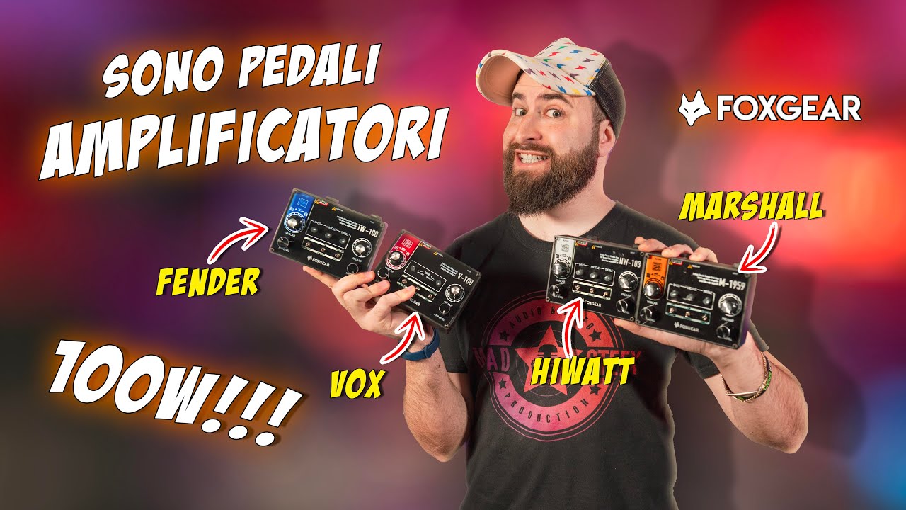 AMPLIFICATORI 100W formato PEDALE! | Foxgear 100W Series