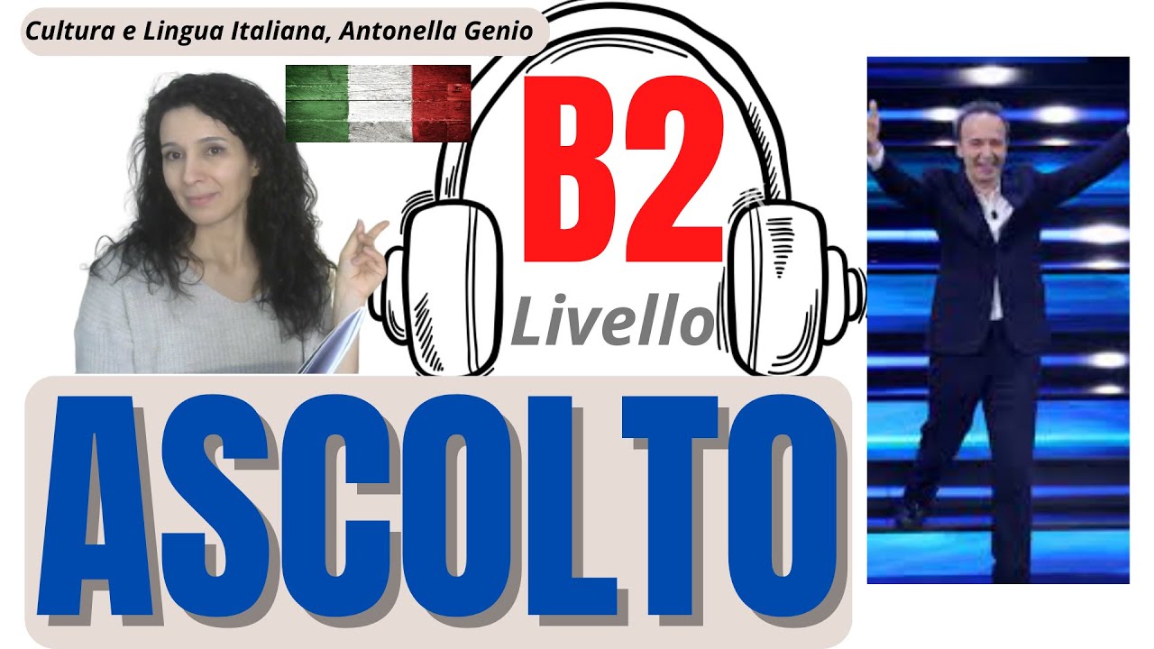ASCOLTO ITALIANO B2 - ITALIAN LISTENING EXERCISE LEVEL B2 | learn Italian