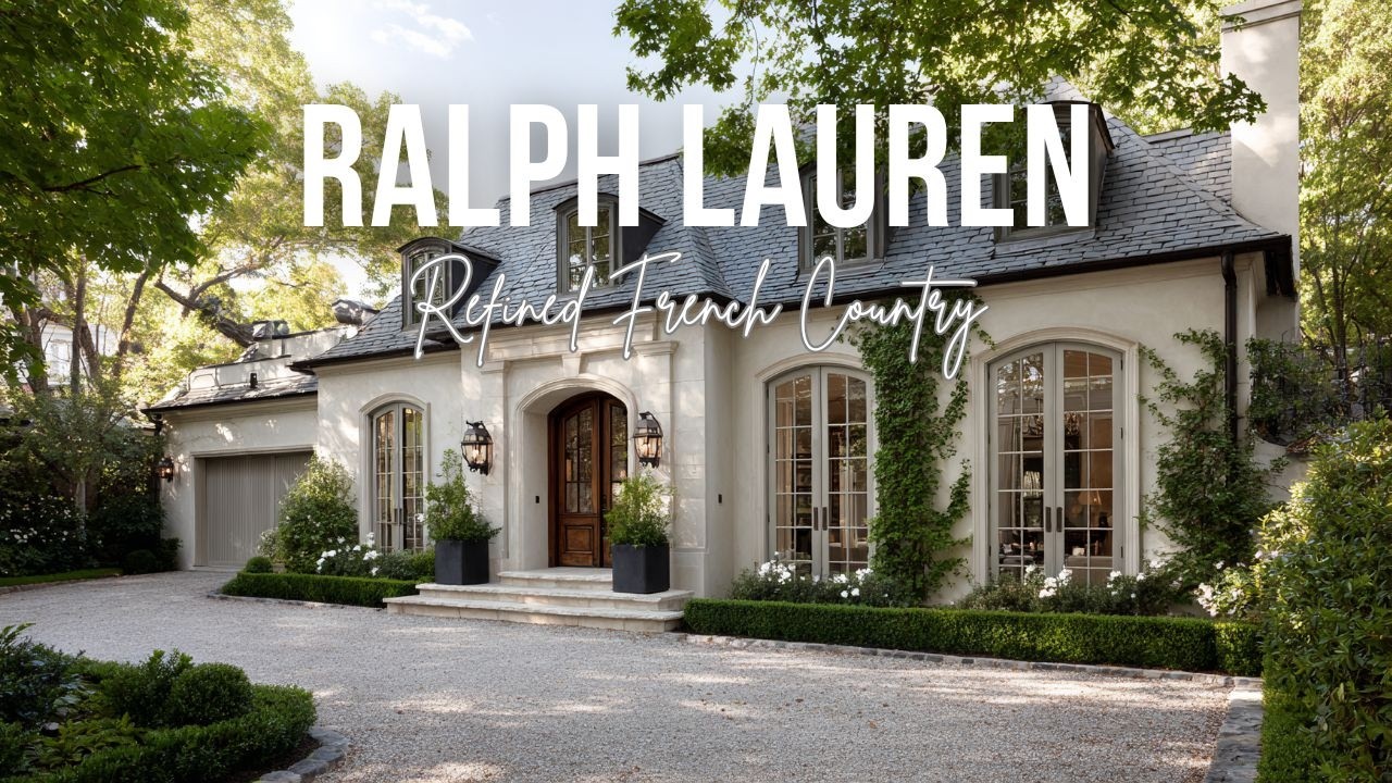 Refined French Country Home Inspired by Ralph Lauren Home and Aristocratic Design