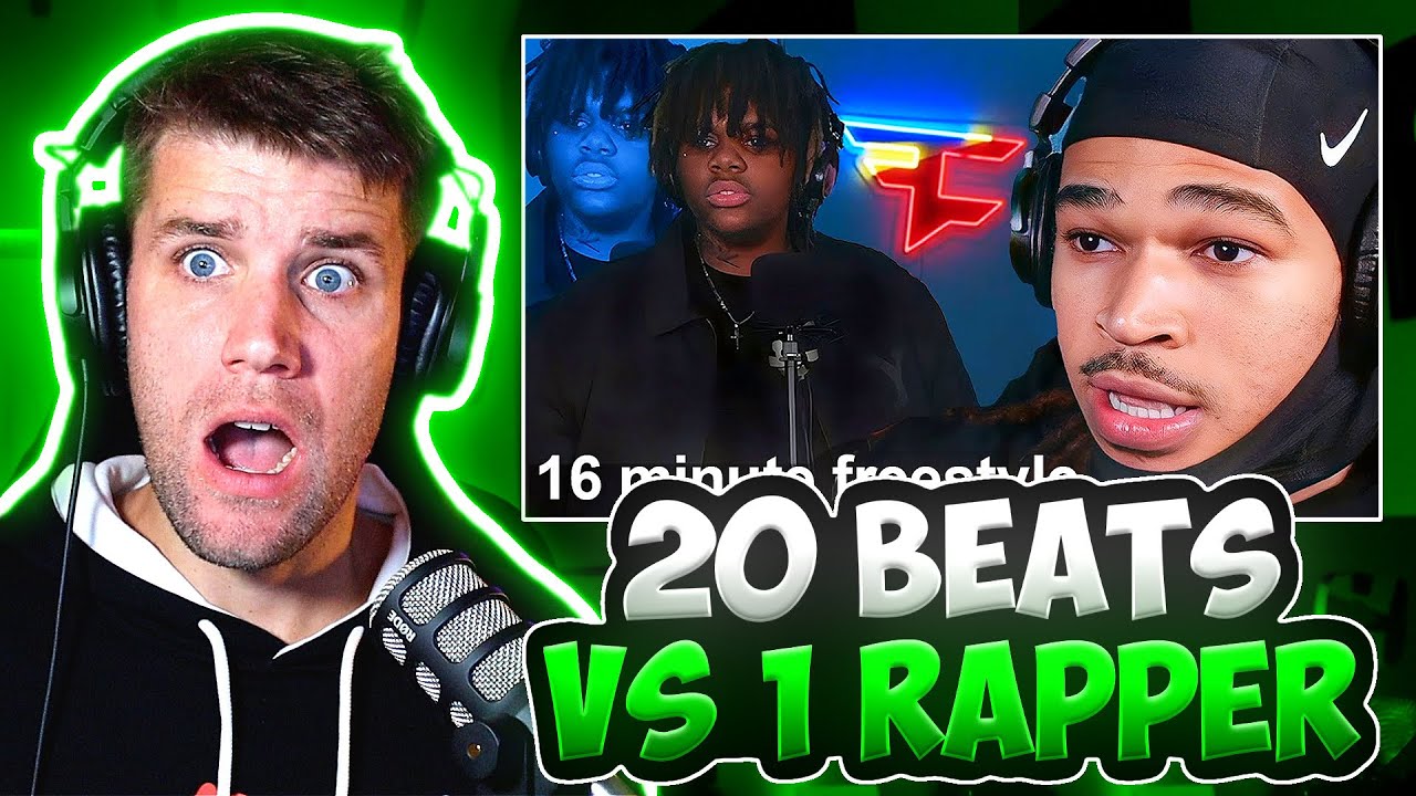 THIS IS IMPOSSIBLE!! | Rapper Reacts to 20 Beats vs 1 Rapper: SaveAJ REACTION