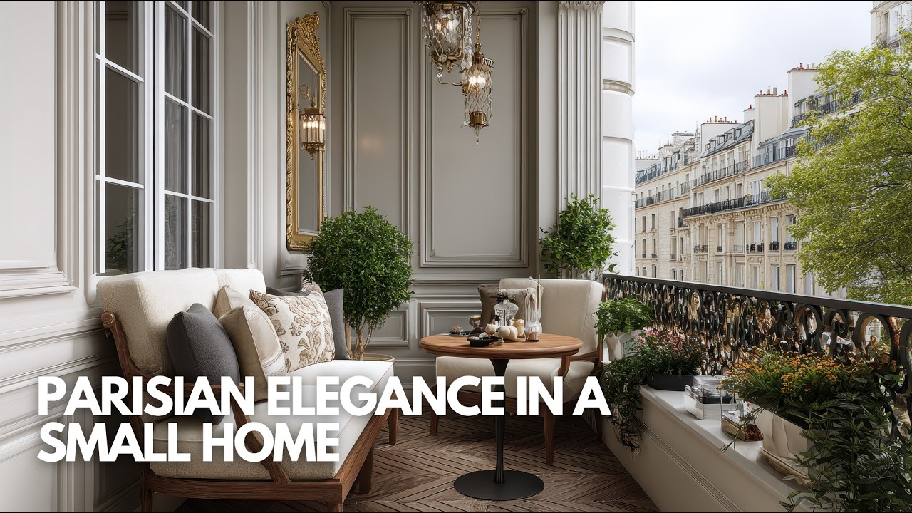 Parisian Elegance in a Small Home: Soft Neutrals and Refined Details