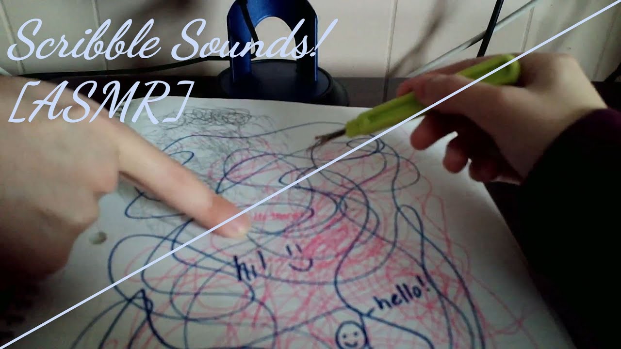 Scribble Sounds! [ASMR - Fast/Slow Scribbling & Tapping - No Talking]