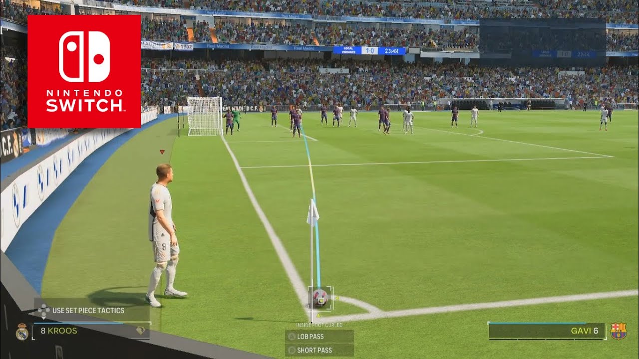 EA Sports FC 24 Real Madrid | FC Barcelona - Nintendo Switch Gameplay