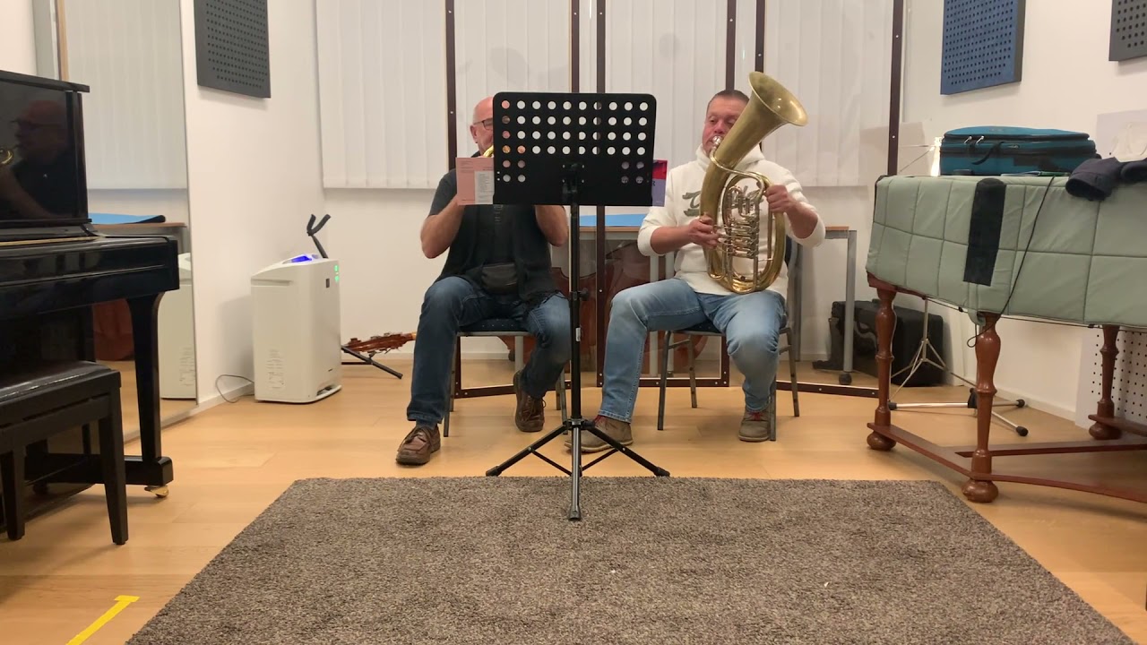 Hans Gansch spielt Duette mit Schiffko - Auf der Alm (Polka) / Bernauer Bläserruf (Weise)