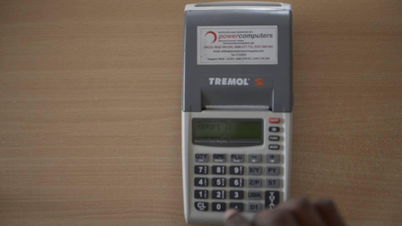 EFD Tremol S How to send Monthly Report Powercomputers