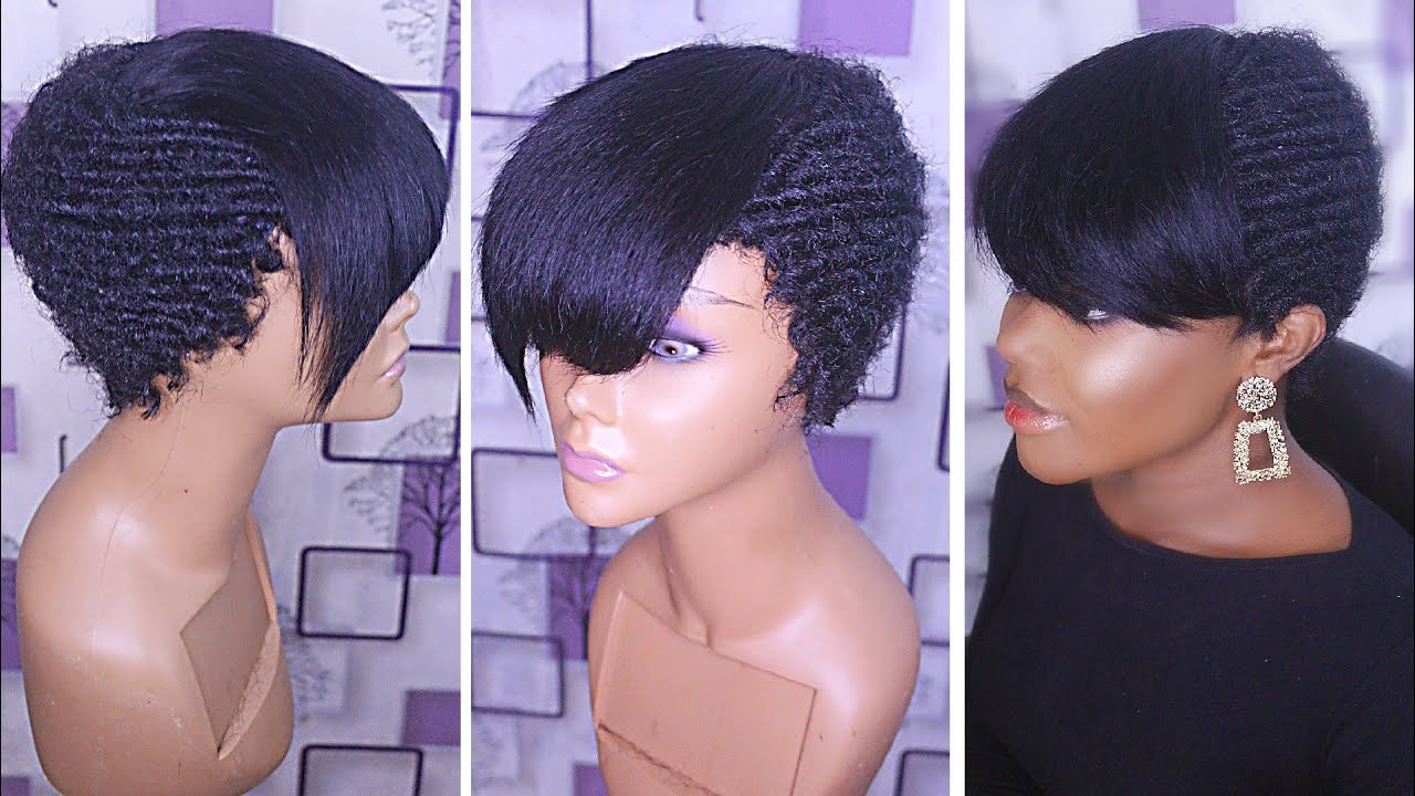 How To Make Straw Curl Wig Using Expression Multi Crochet - Straw Curl Wig With Side Fringe