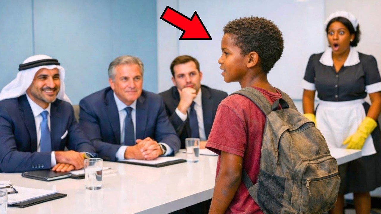 JE PARLE 7 LANGUES… DIT LE FILS DE LA FEMME DE MÉNAGE… LE PDG ARABE RIT MAIS PUIS S’AFFOLE
