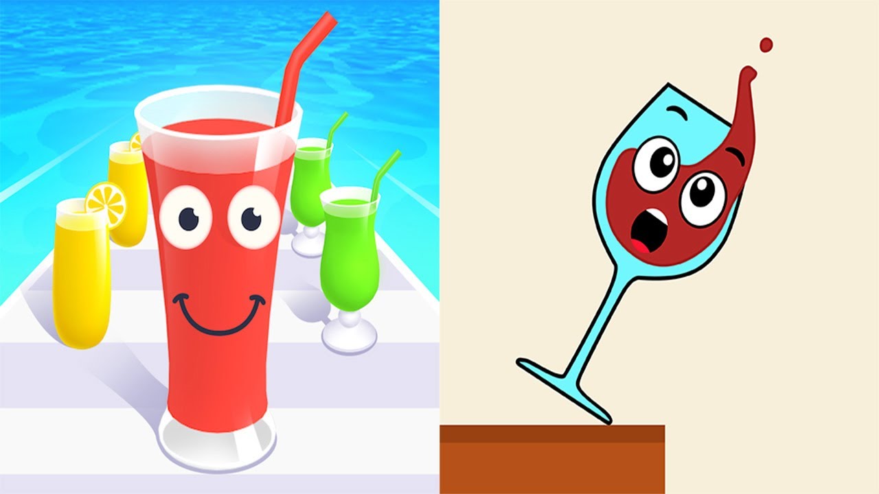 Juice Run VS Spill It! - All Levels SpeedRun Gameplay Ep 1