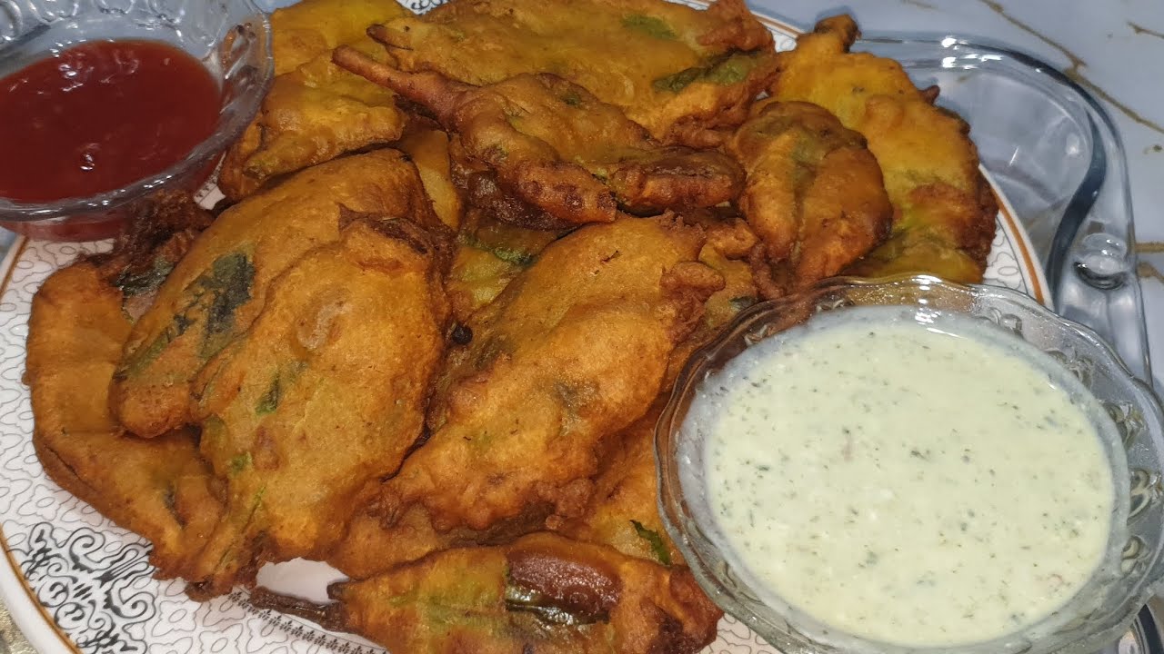 پالک کے پکوڑے 1😋🥬