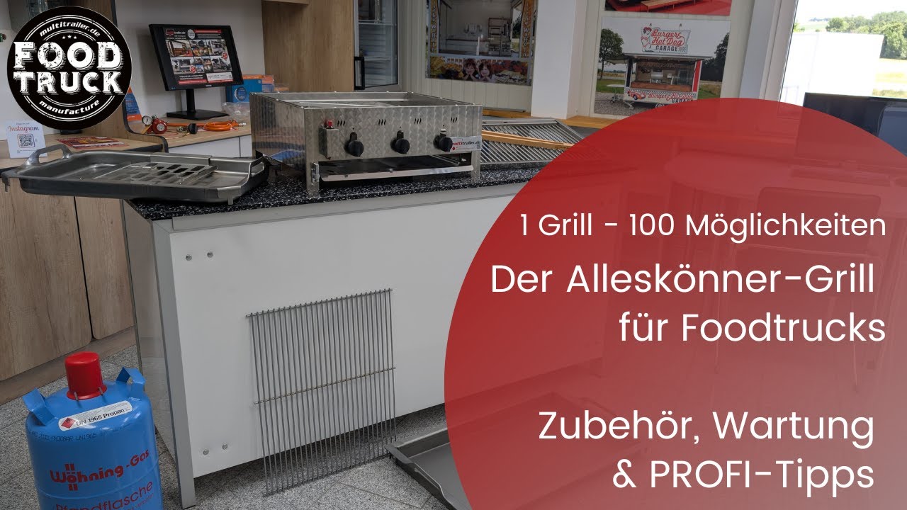 Besser Grillen im Foodtruck: Unser meistverkaufter Gastro-Grill im Detail