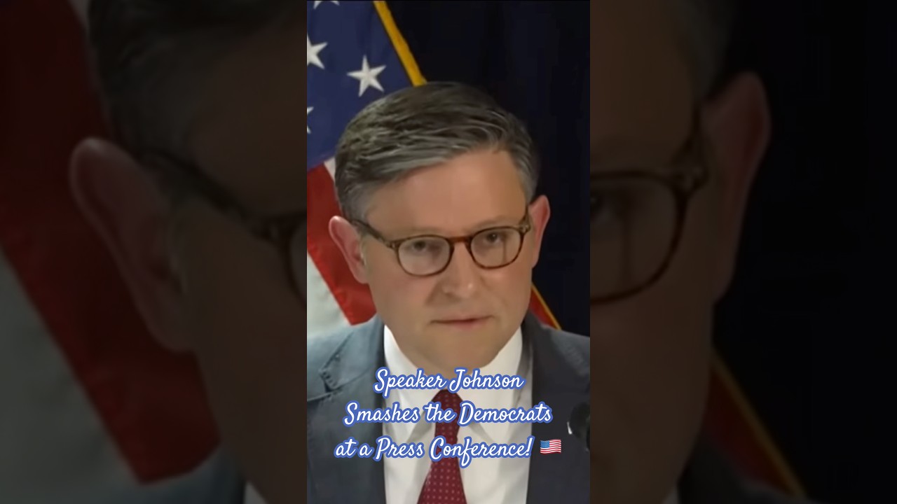 Спикер Джонсон разносит демократов на пресс-конференции! 🇺🇸