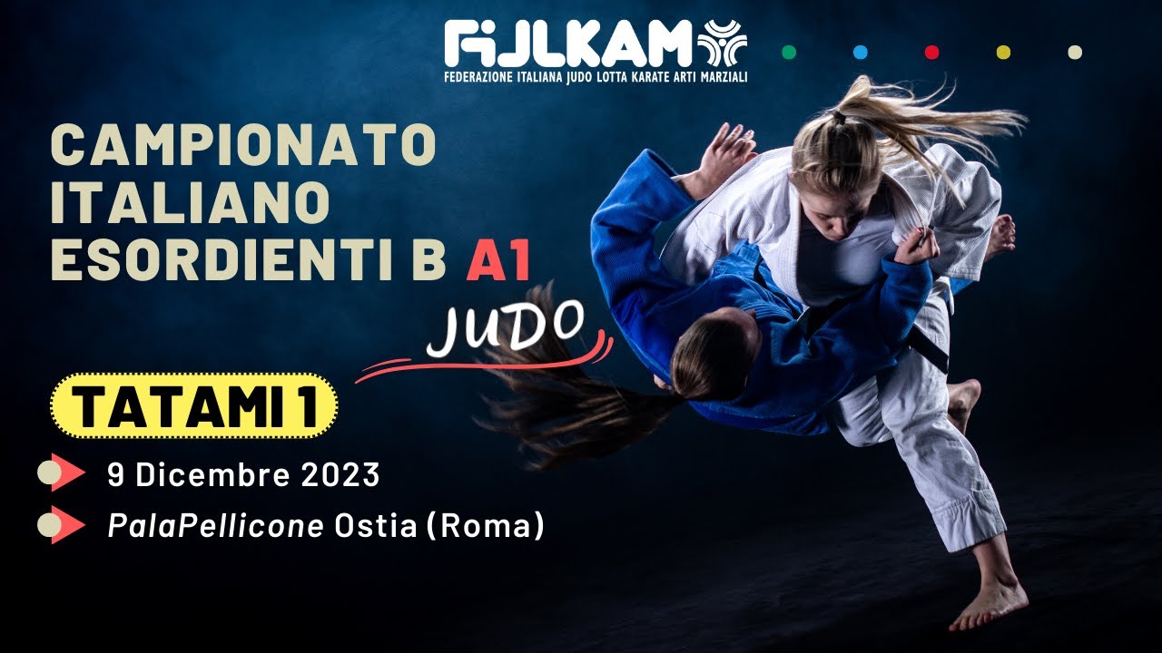 Judo 🥋 Campionato Italiano Esordienti B A1 2023 ➡️ Tatami 1